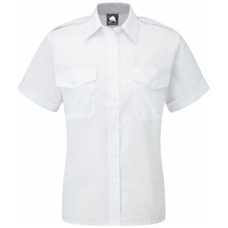 ORN Clothing The Classic 5850 Short Sleeve Pilot Blouse 65% Polyester / 35% Cotton 115gsm
